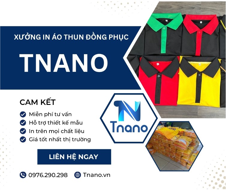 cam kết khi in đồng phục tại tnano